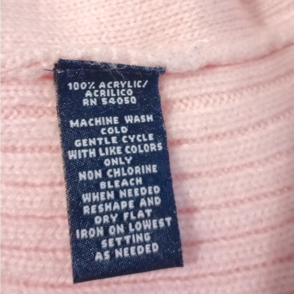 Evan-Picone Size XL Vintage Pink Shawl Collar Sweater - Picture 9 of 9